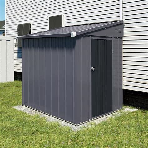 Amazon MUPATER Outdoor Storage Shed 4x6 FT Garden Tool Shed