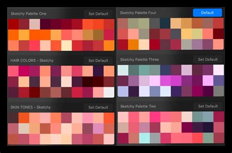 25 Best Procreate Color Palettes Free And Premium 2024