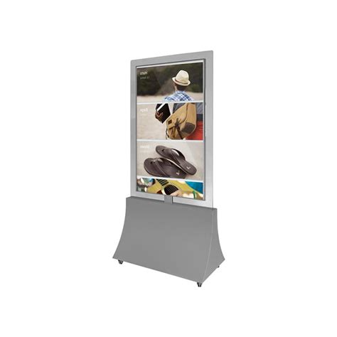 double side screen doubles marketing opportunities ad style