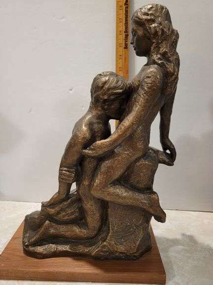 Austin Productions 1968 Nude Couple Bronze Sculpture Lil Dusty Online