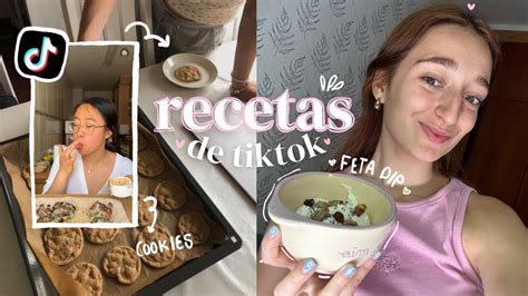 Probando Recetas Virales De Tiktok R Pidas Y F Ciles Irene Rain