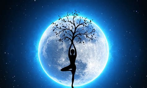 Yoga Luna Llena Meditaci N Imagen Gratis En Pixabay Pixabay