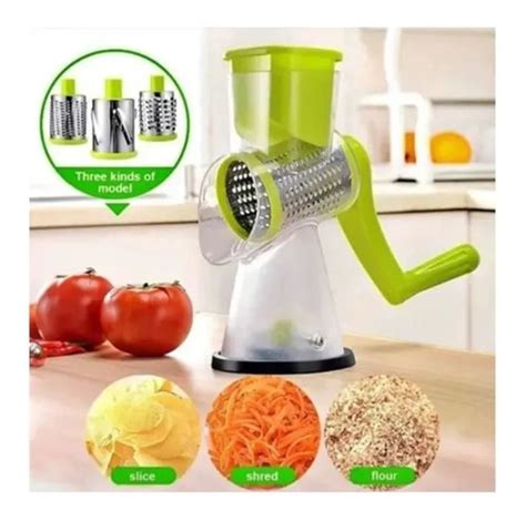 Cortador Rallador Rebanador Manual D Frutas Verduras Espiral Meses