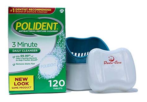 Polident 3 Minute Denture Cleaner 120 Tablets In