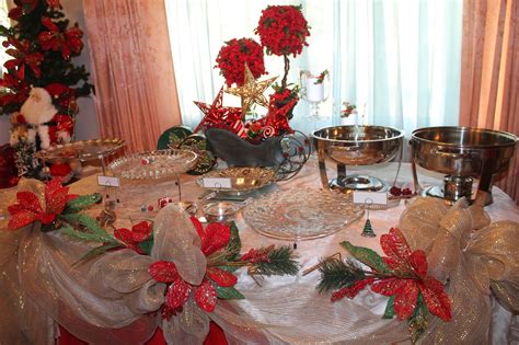 Christmas Buffet Tablescape ~ The Art of Events