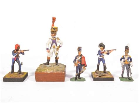 Sold Price Napoleonic War Cast Metal Figures Possibly By Charles