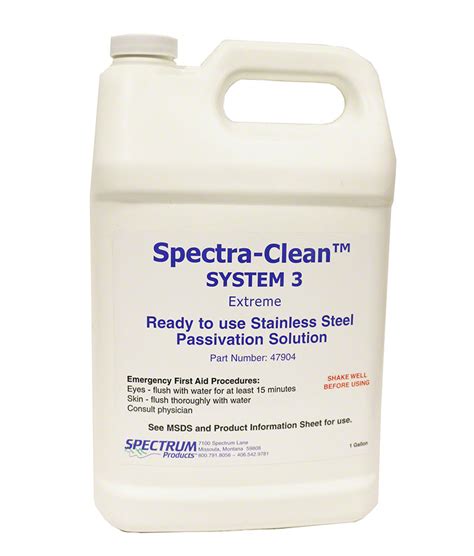 47904 Spectra Clean Severe Use Stainless Cleaner 1 Gal