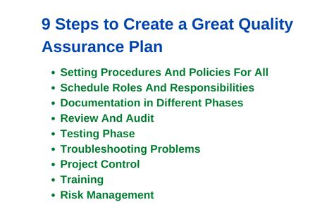 What Is Quality Assurance Plan 9 Steps To Create A Great Plan Edureka