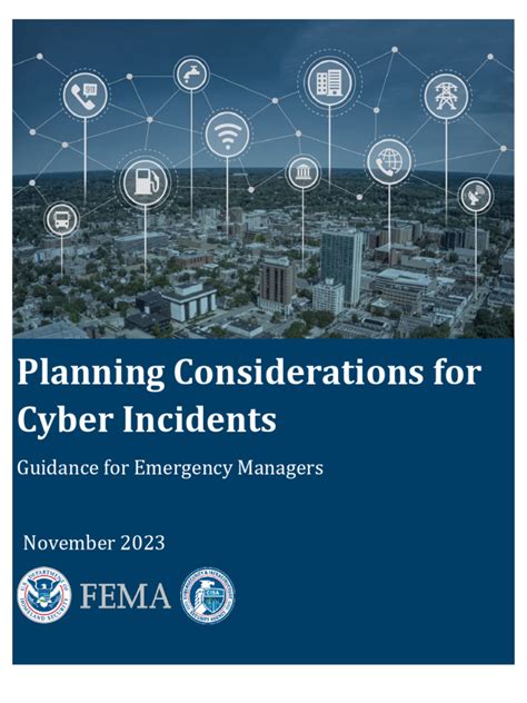 Fema - Planning Considerations Cyber Incidents - 2023 | PDF | Computer ...