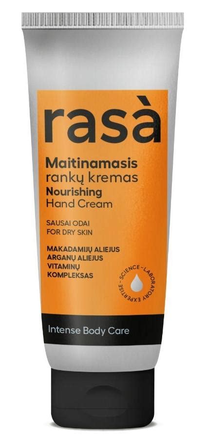 Rasa Intense Body Care Maitinamasis Rank Kremas Ml Patogupirkti Lt