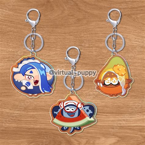 Splatoon 3 Charms Deep Cut Idols Shiver Frye Big Man Etsy