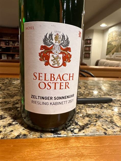 Selbach Oster Zeltinger Sonnenuhr Riesling Kabinett Germany