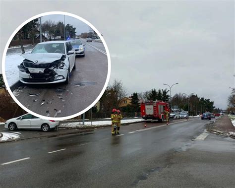 Wypadek W Lubaczowie Dwie Osoby Trafi Y Do Szpitala