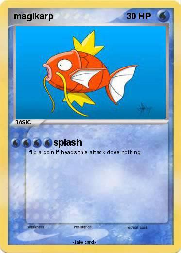 Pok Mon Magikarp Splash My Pokemon Card