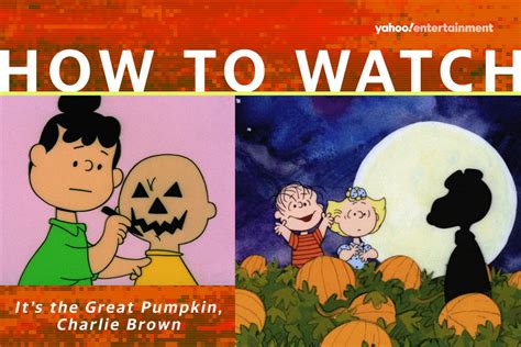 Where's the Great Pumpkin, Charlie Brown? How to watch your favorite ...