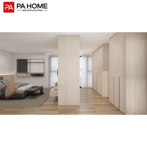 Pa Modern Design Bedroom Furniture Mdf Melamine Wooden Wardrobe