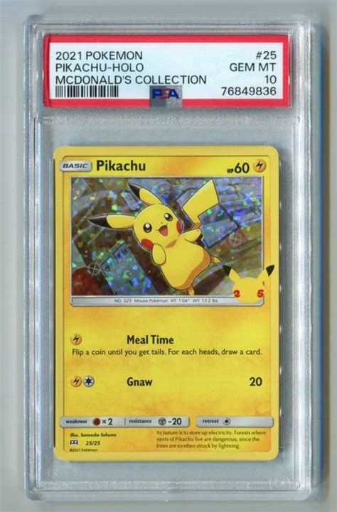 Psa Pikachu Holo Mcdonald S Collection Kaufen Auf Ricardo