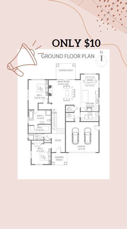 Fahimeh I Will Make D Architectural Floor Plan And Redraw Plan In