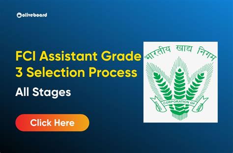 Fci Assistant Grade 3 Selection Process 2024 All Stages