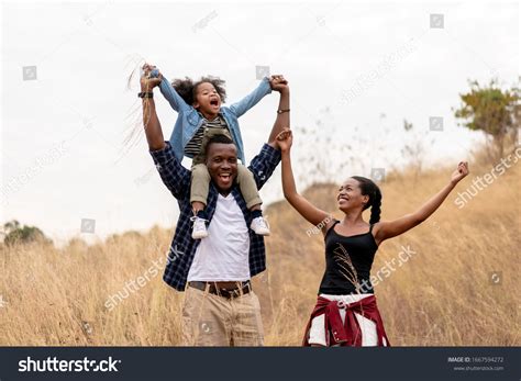 African American Family Looking Very Happy Stock Photo 1667594272 ...