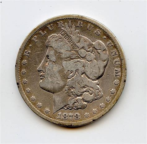 Silver Us Circulated Coin One Dollar 1878 Cc Auction