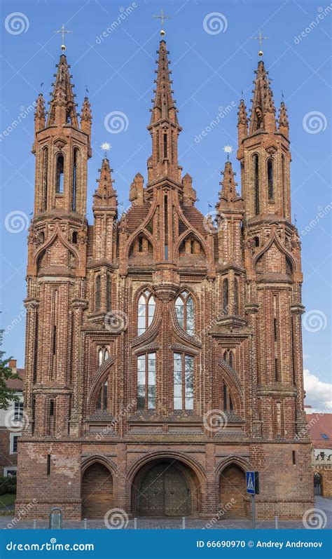 Katholische Kirche Von St Anne Stockfoto Bild Von Kathedrale Fromm