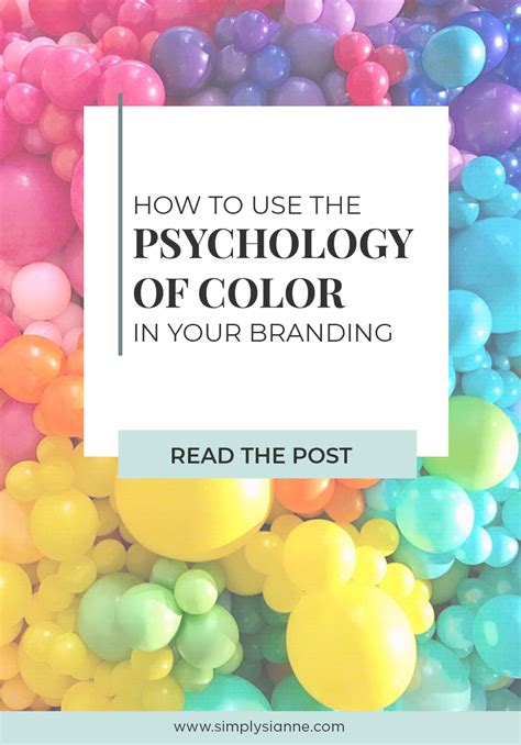 Balloons With The Words How To Use The Psychology Of Color In Your