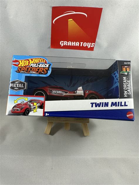 Twin Mill Red 2 3 Dream Garage 2024 Hot Wheels Pull Back Speeders Mix D