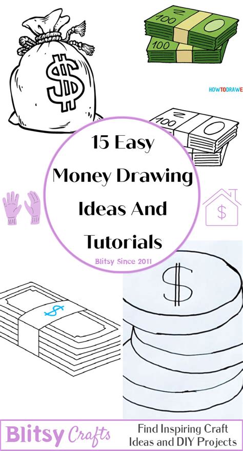 15 Easy Money Drawing Ideas How To Draw Money