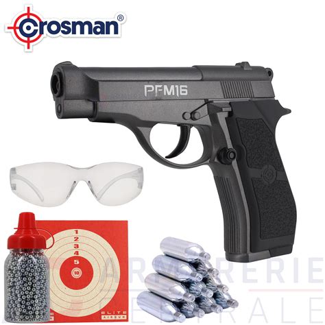 Pistolet Crosman PFM16 Co2 Compact 4 5mm BB S 2 5 Joules Armurerie