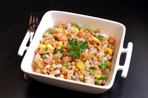 Receta De Ensalada De Lentejas Con Atún