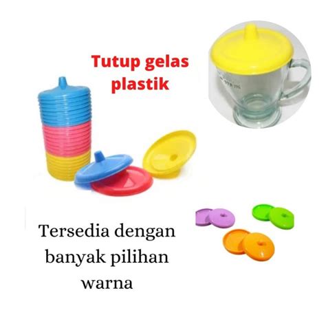 Jual Mtk Tutup Gelas Plastik Warna Penutup Kopi Teh Gelas Minum