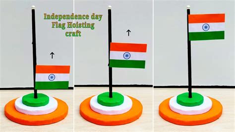 Diy Independence Day Flag Hoisting How To Make Indian Flag With Paper