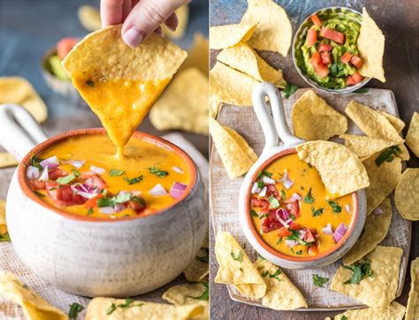 Healthy Queso (Skinny Cheese Dip Recipe) - The Cookie Rookie®