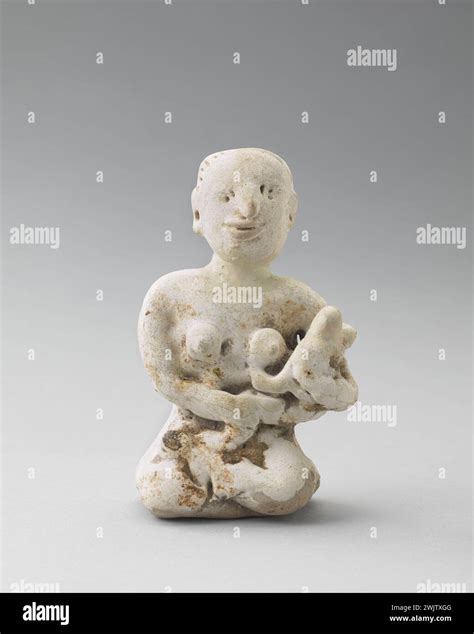 Statuette Usual Name 1400 Covered Sandstone Cernuschi Museum Asia