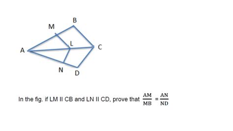 In The Fig If Lm Ii Cb And Ln Ii Cd Prove That Am Mb Ii An Nd Qu 22