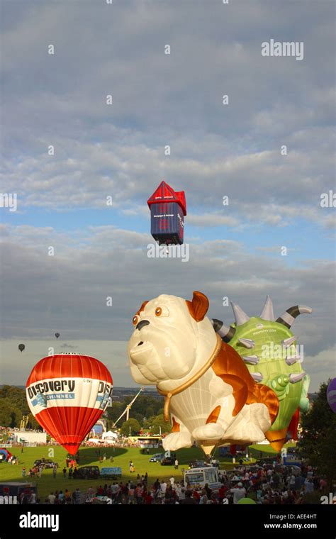 Launch Of Special Shapes Hot Air Balloons Stock Photo Alamy