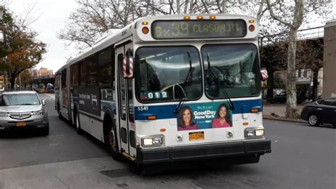 Mta New Flyer D Hf Galaxy Articulated Bx Bus Youtube