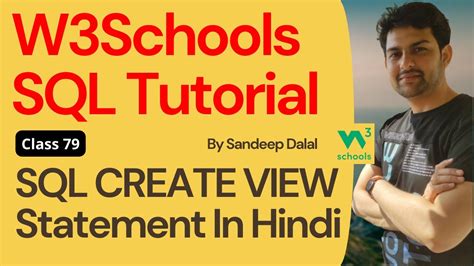 W3schools Sql Tutorial Class 79 W3schools Sql Create View Statement