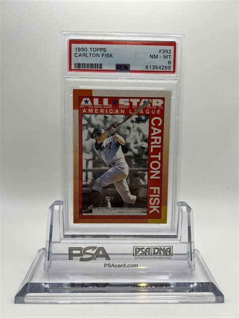 1990 Topps All Star 392 Carlton Fisk For Sale Online Ebay