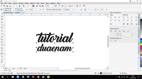 Cara Membuat Tulisan 3d Coreldraw Tutorialduaenam