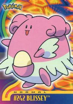 Blissey Pokemon Topps Johto Trading Cards Series Digitaltq