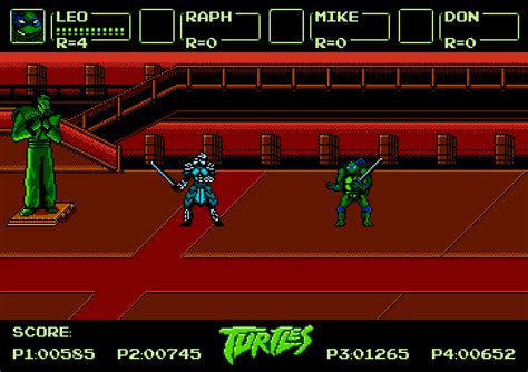 Tmnt 2003 Leonardo Vs Karai Shredder Nes Style By Shredgatto On Newgrounds