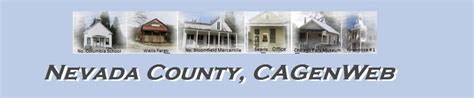 Nevada County CAGenWeb Marriages