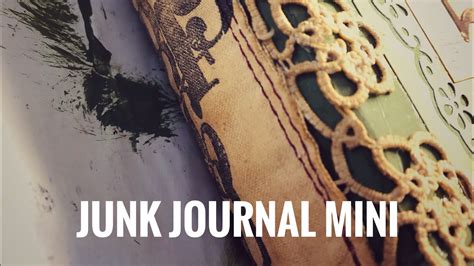 Sold—grungy Junk Journal Mini Flip Through Youtube