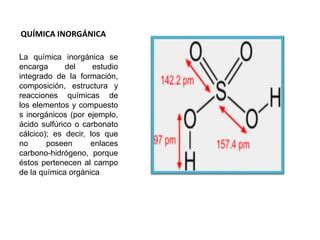 Qu Mica Inorg Nica Ppt Descarga Gratuita