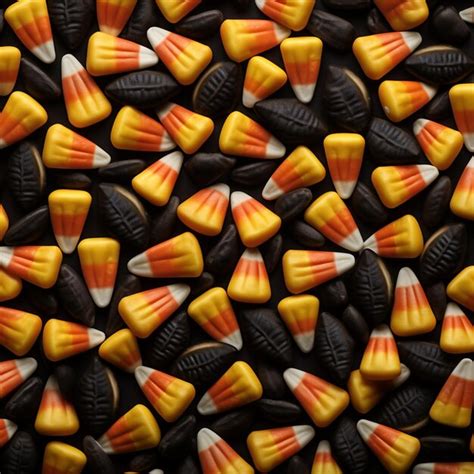 Premium AI Image | Halloween Candy corn