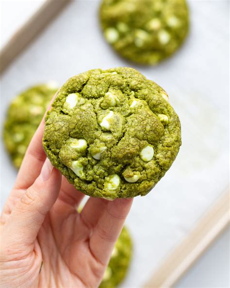 Matcha Cookie Recipe Mouthwatering Dish Cooking Passio