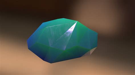 Gemstone 3d Model By Grishmanovskij Anton