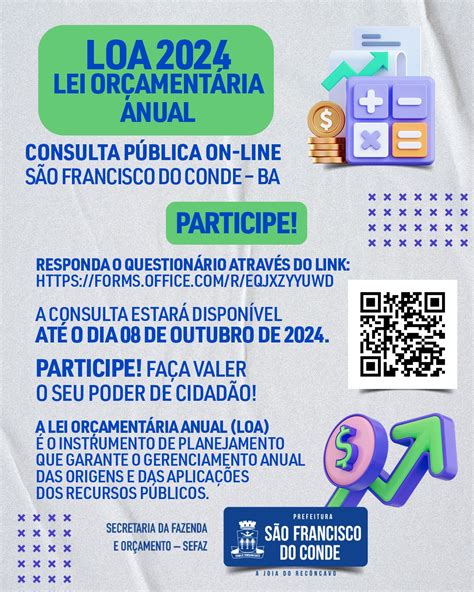 Consulta pública on line para elaboração da Lei Orçamentária Anual LOA